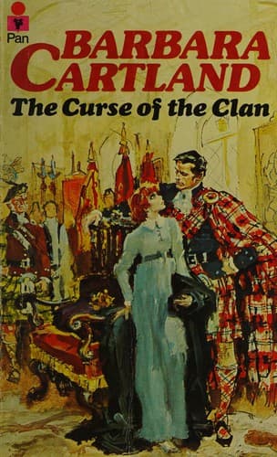 Cover of The Curse of the Clan by Barbara Cartland