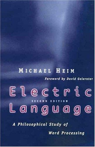 Cover of Electric language by Heim, Michael