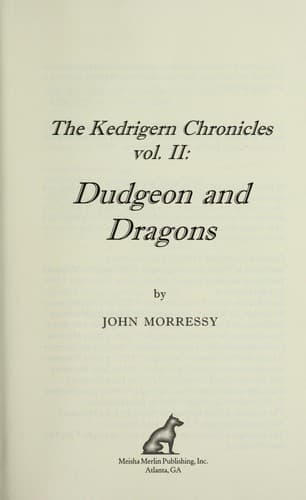 Cover of Dudgeons & Dragons by John Morressy