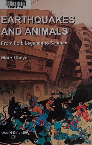 Cover of Earthquakes and animals by M. Ikeya