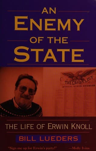 Cover of An enemy of the state by Bill Lueders