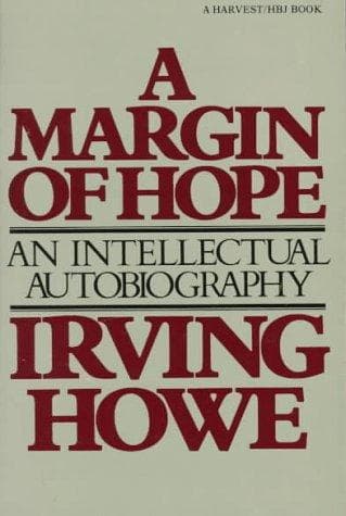 Cover of A margin of hope by Irving Howe