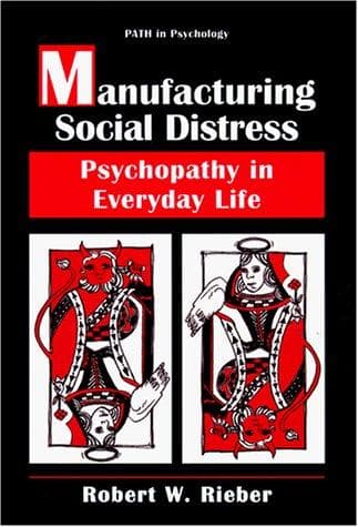 Cover of Manufacturing social distress by R. W. Rieber
