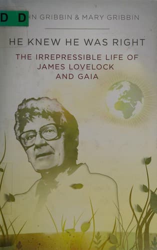 Cover of He knew he was right by John R. Gribbin