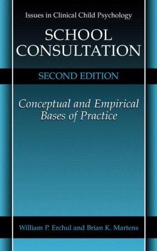 Cover of School consultation by William P. Erchul