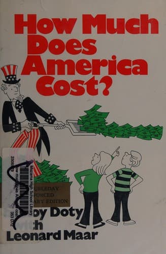 Cover of How much does America cost? by Roy Doty