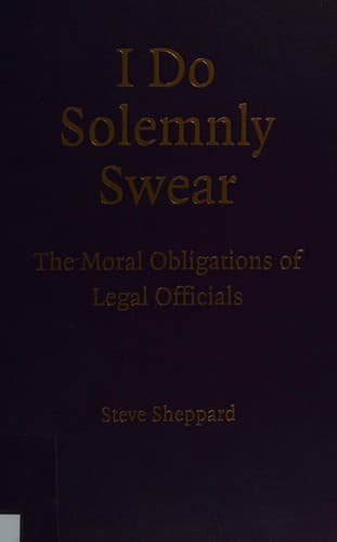 Cover of I do solemnly swear by Steve Sheppard