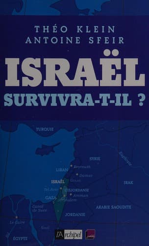 Cover of Israël survivra-t-il? by Théo Klein