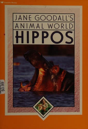 Cover of Jane Goodall's animal world by Miriam Schlein