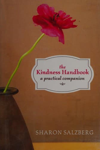 Cover of The kindness handbook by Sharon Salzberg