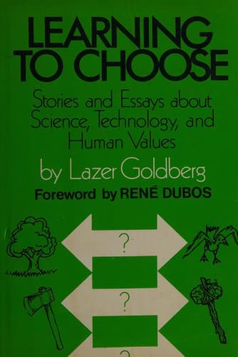 Cover of Learning to choose by Lazer Goldberg
