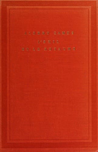 Cover of L'exil et le royaume by Albert Camus