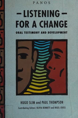 Cover of Listening for a change by Hugo Slim