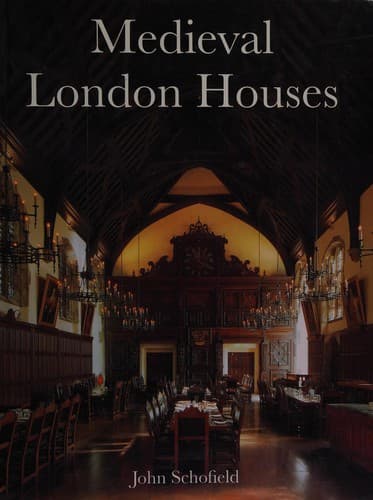 Cover of Medieval London houses by Schofield, John