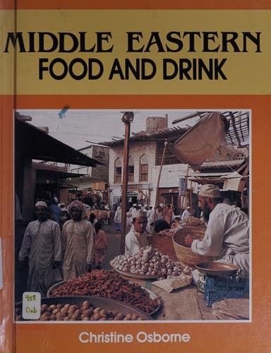 Cover of Middle eastern food and drink by Christine Osborne