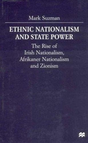 Cover of Ethnic nationalism and state power by Mark Suzman