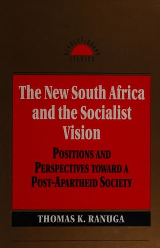 Cover of The new South Africa and the socialist vision by Thomas K. Ranuga