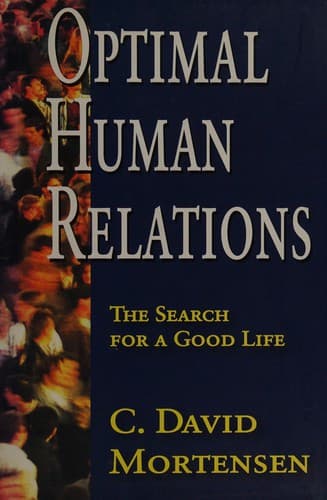 Cover of Optimal human relations by C. David Mortensen