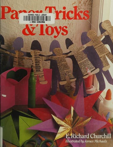 Cover of Paper tricks & toys by E. Richard Churchill