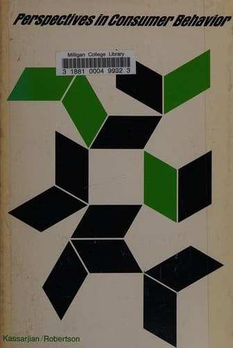 Cover of Perspectives in consumer behavior by Harold H. Kassarjian