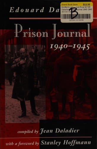 Cover of Prison journal, 1940-1945 by Edouard Daladier