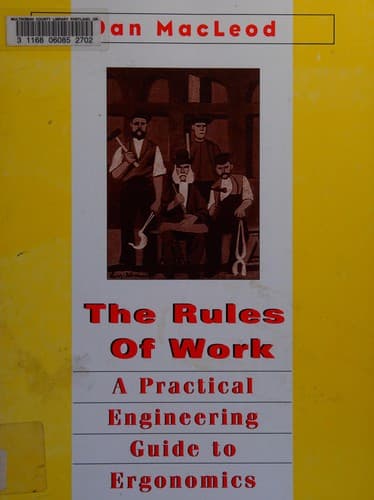 Cover of The rules of work by Dan MacLeod