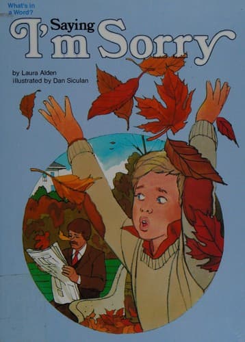 Cover of Saying I'm sorry by Laura Alden