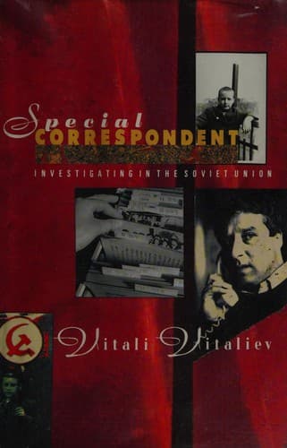 Cover of Special correspondent by Vitaliı̆ Vitalʹev