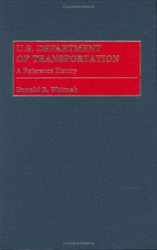 Cover of U.S. Department of Transportation by Donald Robert Whitnah