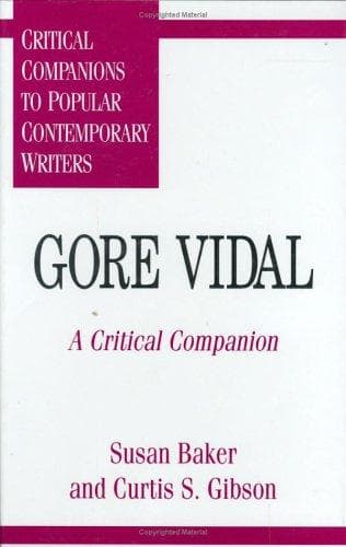 Cover of Gore Vidal by Susan Baker