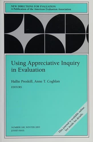 Cover of Using appreciative inquiry in evaluation by Hallie S. Preskill