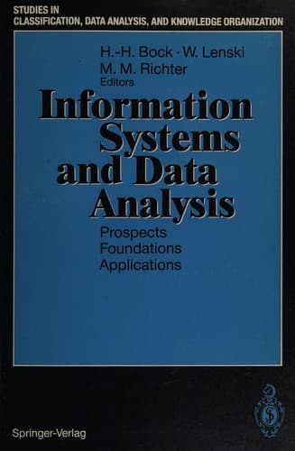 Cover of Information systems and data analysis by Gesellschaft für Klassifikation. Jahrestagung