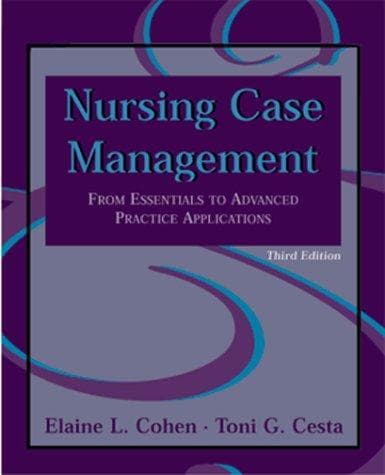 Cover of Nursing case management by Elaine L. Cohen