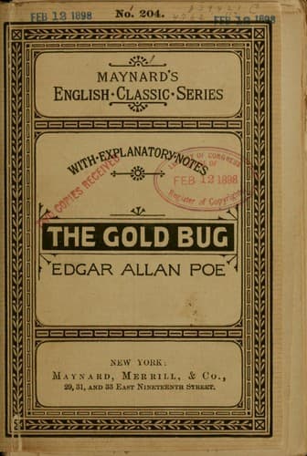 Cover of The Gold-Bug by Edgar Allan Poe