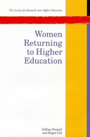 Cover of Women returning to higher education by Gillian Pascall