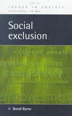 Cover of Social Exclusion (Issues in Society) by D. S. Byrne
