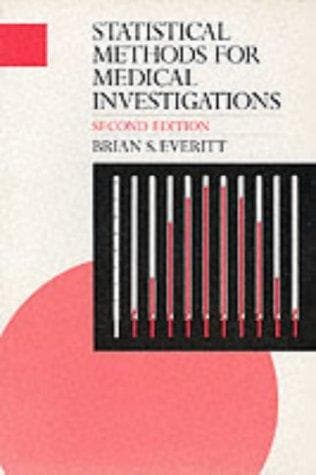 Cover of Statistical methods in medical investigations by Brian Everitt