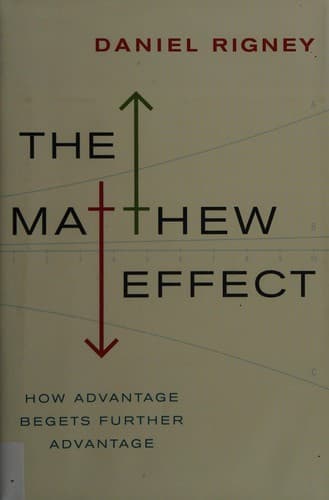 Cover of The Matthew effect by Daniel Rigney