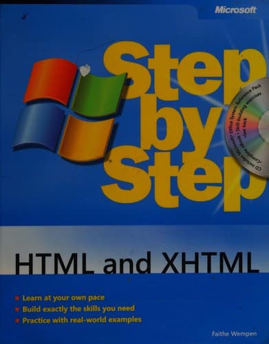 Cover of HTML and XHTML step by step by Faithe Wempen