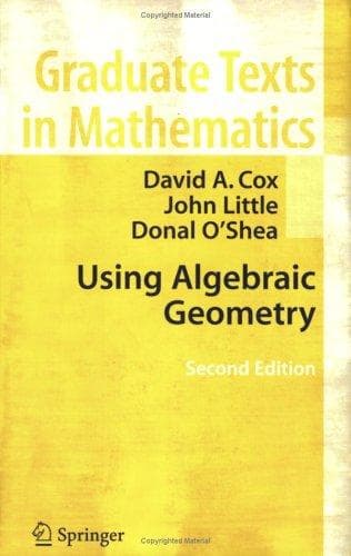 Cover of Using algebraic geometry by David A. Cox