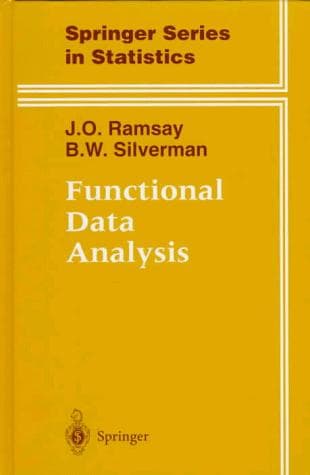 Cover of Functional data analysis by J. O. Ramsay