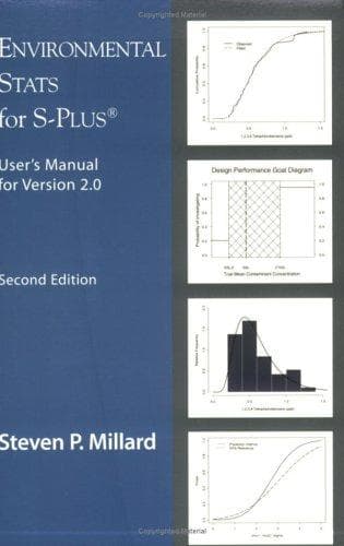 Cover of EnvironmentalStats for S-PLUS by Steven P. Millard