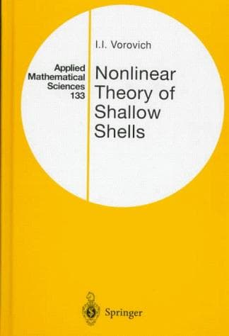 Cover of Nonlinear theory of shallow shells by Iosif Izrailevich Vorovich