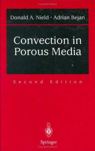 Cover of Convection in porous media by Donald A. Nield