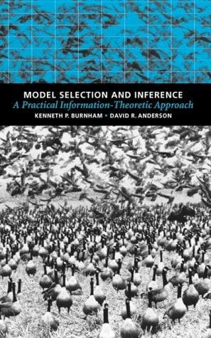 Cover of Model selection and inference by Kenneth P. Burnham
