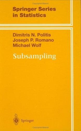 Cover of Subsampling by Dimitris N. Politis