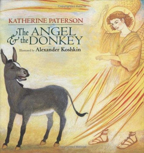 Cover of The angel and the donkey by Katherine Paterson