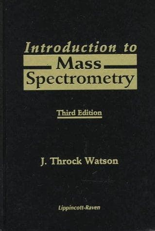 Cover of Introduction to mass spectrometry by J. Throck Watson
