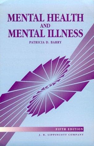Cover of Mental health and mental illness by Patricia D. Barry