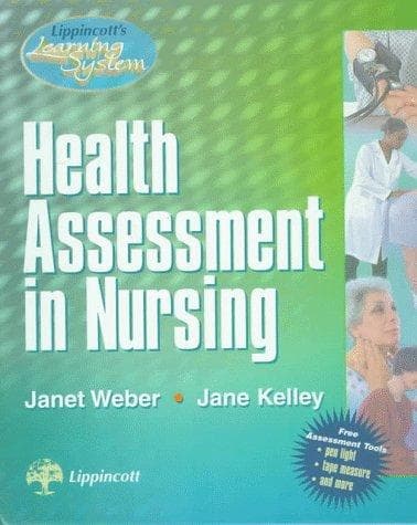 Cover of Health assessment in nursing by Janet R. Weber